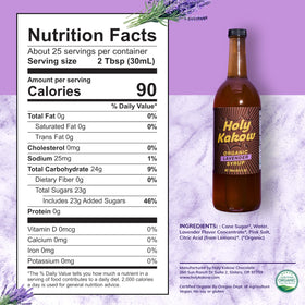 Shake creation with Holy Kakow lavender syrup for dessert-like sips