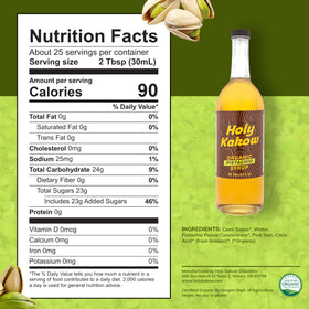 Holy Kakow Pistachio Syrup shake-mix adds depth to shakes and desserts.