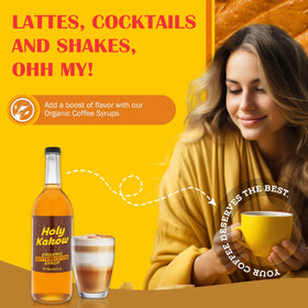 Holy Kakow syrup glass tasting highlights smooth, natural sweetness.