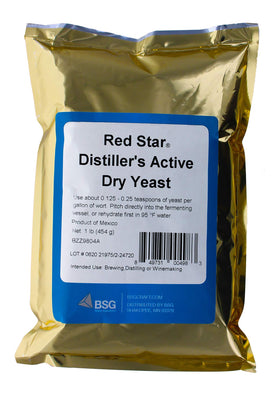 Home Brew Stuff DADY distillers yeast 1lb pack for efficient fermentation.