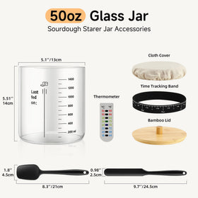 HomeFeel jar date tracker helps log feedings for consistency.