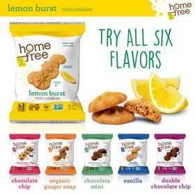 Kosher Pareve Homefree cookies, allergy-friendly option.