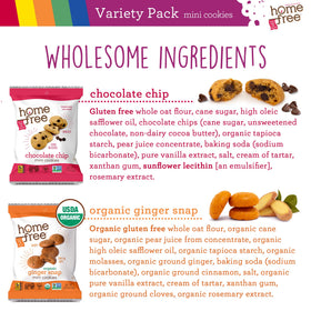 Gluten-free Homefree cookies feature in an assortment suitable for sensitive diets