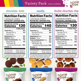 Organic Ginger Snap included in Homefree variety pack highlighting organic flavor