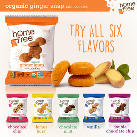 Homefree ginger snap pack in lunchbox ready-to-go