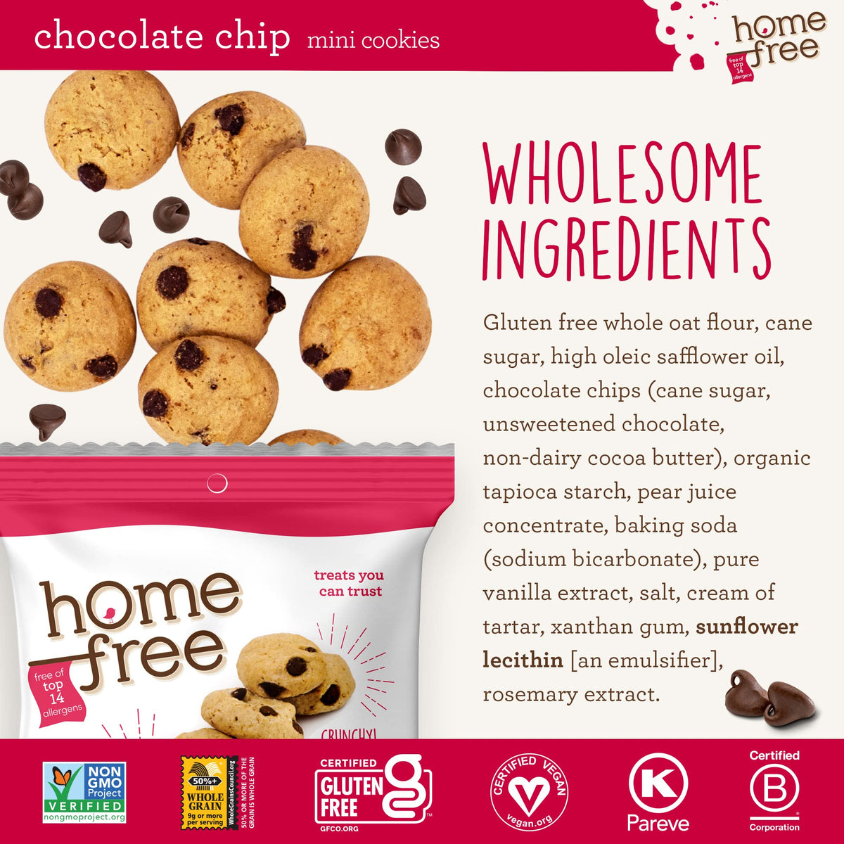 Homefree school-safe classroom snack ideal for classrooms with nut allergies.