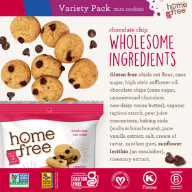 Homefree snack multipack front view showing convenient single-serve portions.