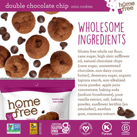 Homefree vegan and kosher Pareve certified cookies support inclusive dietary choices.