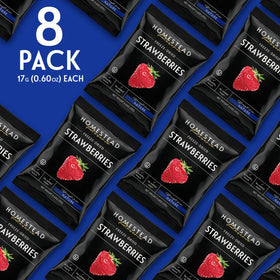 Homestead Reserve 8-pack of individual snack pouches, convenient healthy snack option.