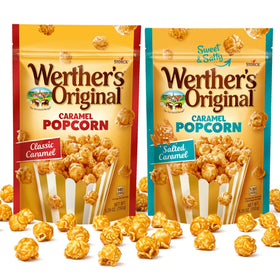 Hominics Werther's Classic Caramel Popcorn Bags for sharing during movie nights.