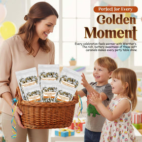 Hominics Werther's candy in a snack box setup for gifting ideas.