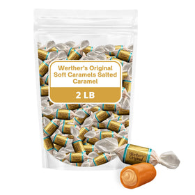 Hominics Werther's soft salted caramel exterior for a melt-in-your-mouth moment.