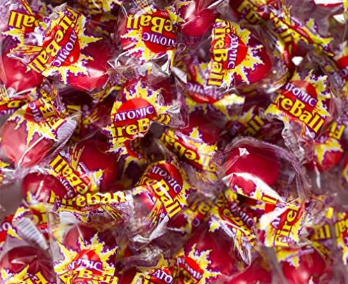 Homos Atomic FireBall candy heat glow hints at lasting flavor and vibe