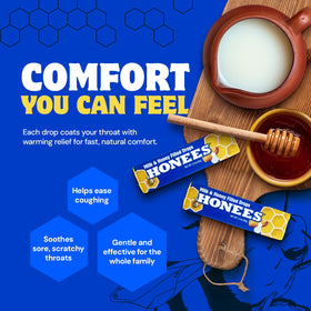 Honees Assorted flavors pack highlights variety for family-friendly care.