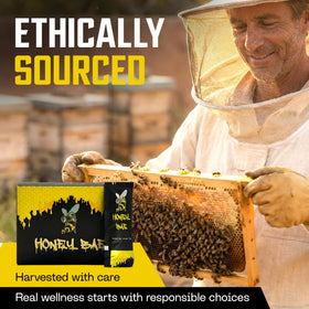 Honey Bae travel-friendly sachet ready for gym or work.