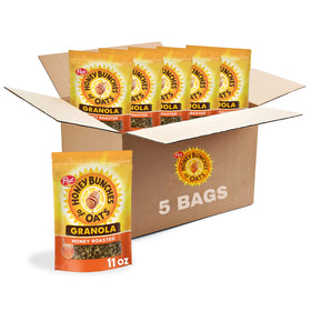 Honey Bunches of Oats honey roasted granola cereal bowl for a crunchy energizing start