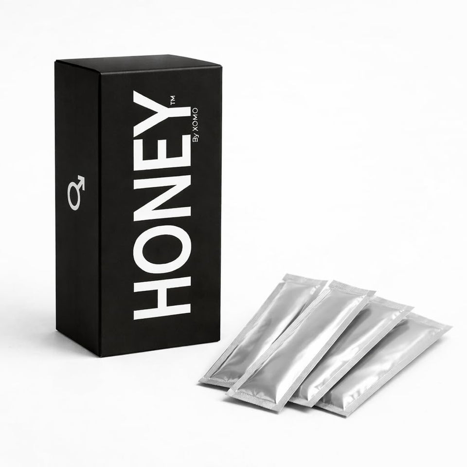 Honey by XOMO Pack 4 front view for daily energy support.