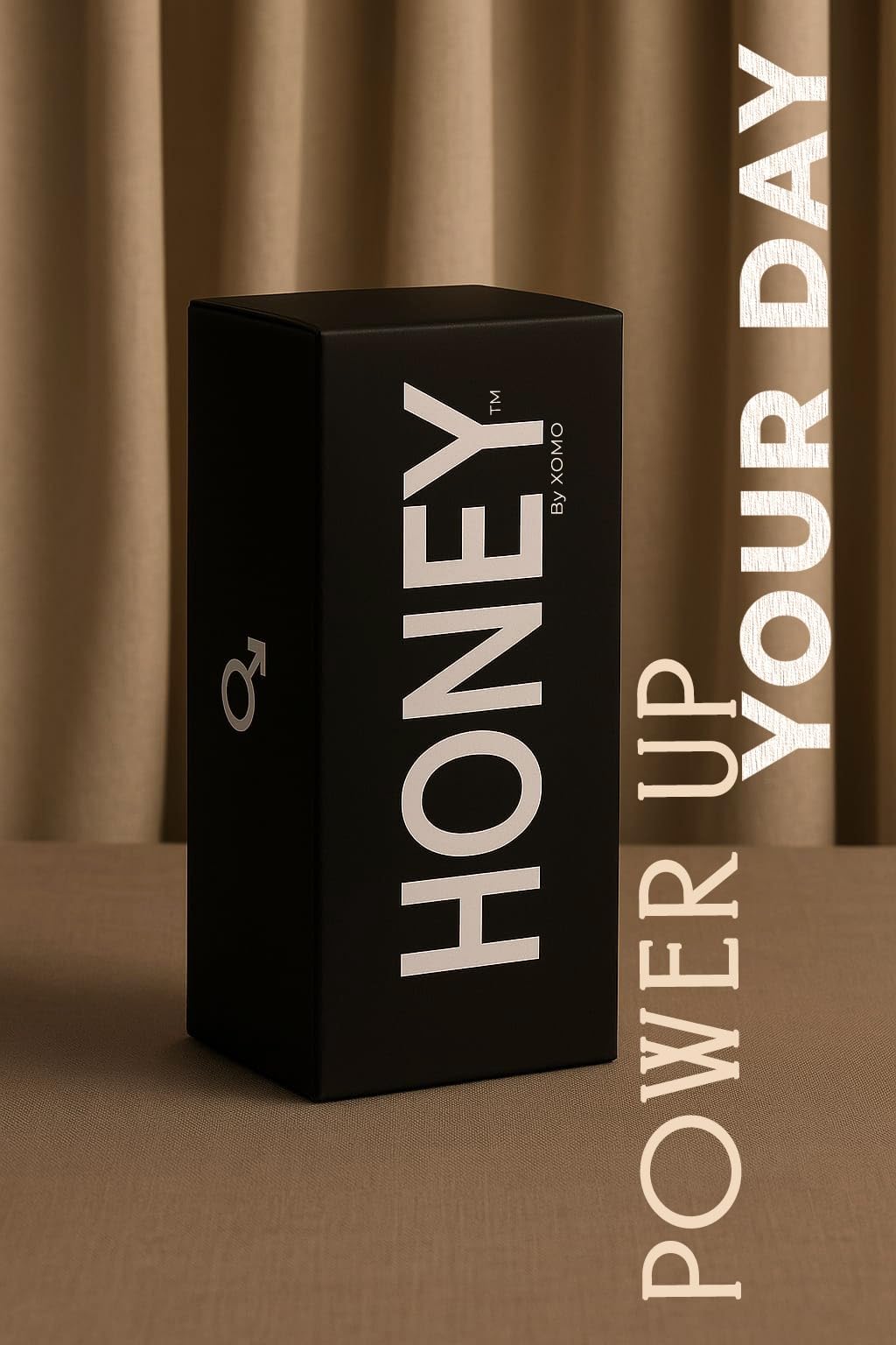 Honey by XOMO pack4 daily-use moment with tea or coffee.