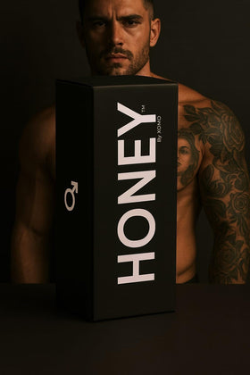 Honey by XOMO pack four ingredients scene with Himalayan Shilajit.