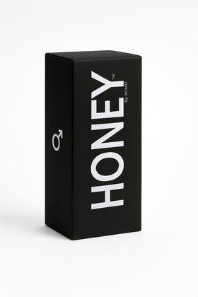 Honey by XOMO Pack 4 pack display highlights premium ingredients.