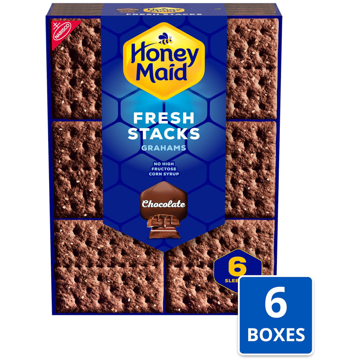 Honey Maid chocolate grahams snack packs for on-the-go snacking