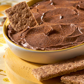 Honey Maid Cinnamon Fresh Stacks on a plate showing crunch and inviting aroma.