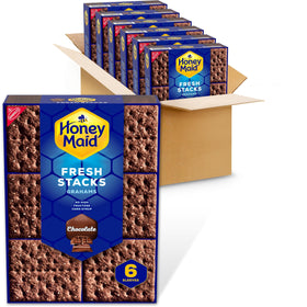 Honey Maid Fresh Stacks chocolate grahams box ready for school lunches