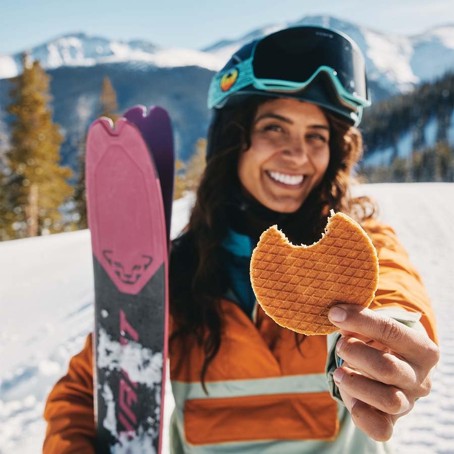 Honey Stinger Organic Almond Butter Maple Waffle crispy texture with honey-infused sweetness in every bite