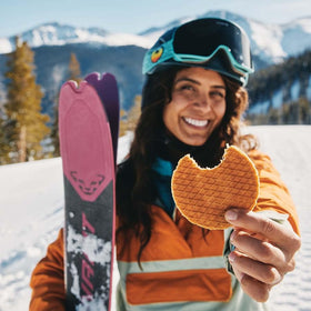 Honey Stinger Organic Almond Butter Maple Waffle crispy texture with honey-infused sweetness in every bite
