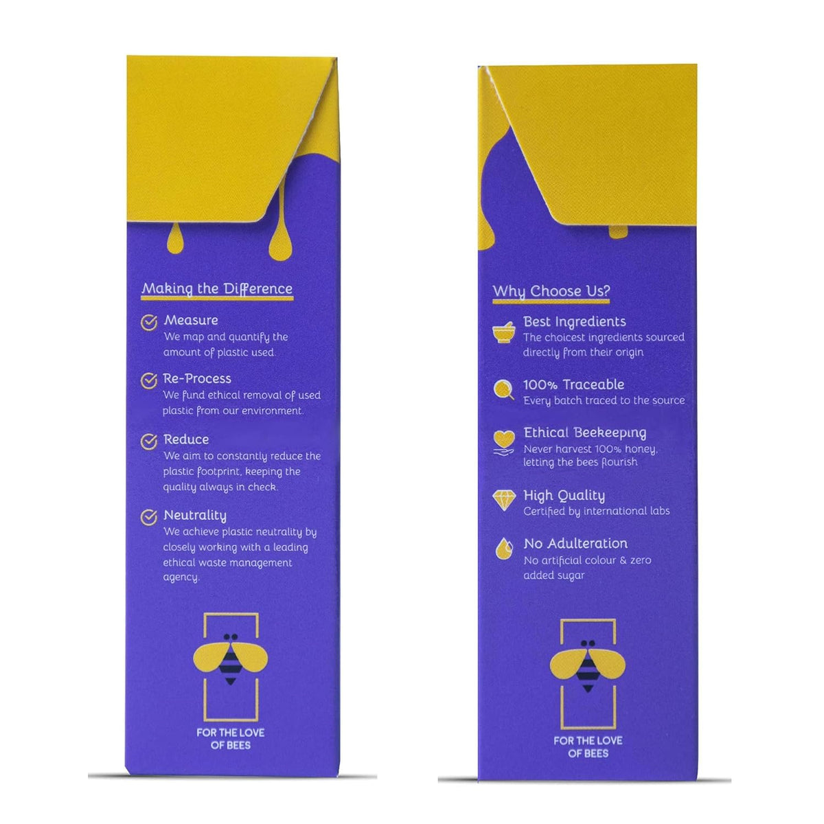 Honey Twigs Himalayan honey sticks no-mess pouch for tidy travel.
