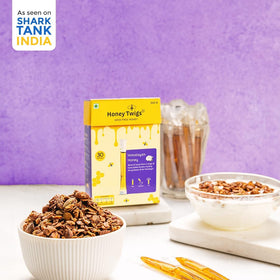Honey Twigs Himalayan honey sticks tea cup drizzle for tea or oats.