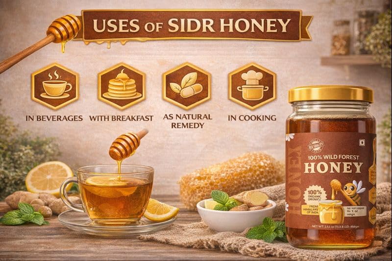 Morning wellness with Honey XP in warm water for natural energy.