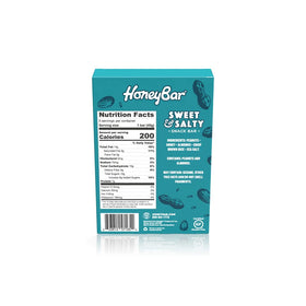 HoneyBar Snack Bar pack of 20 highlighting gluten-free and non-GMO credentials.