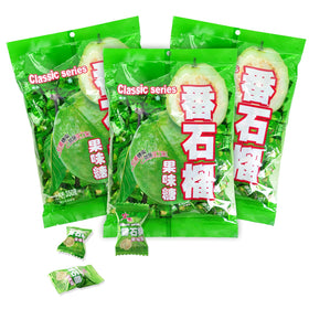Hongyuan Guava Candy tropical flavor bite for on-the-go snacking.