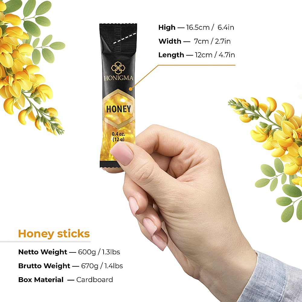 HONIGMA Acacia honey stick flavonoid-rich profile hints at antioxidant-friendly notes.