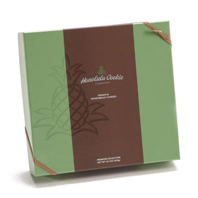 Honolulu Cookie Premium Collection Gift Box showcases elegant island shortbread for gifting.