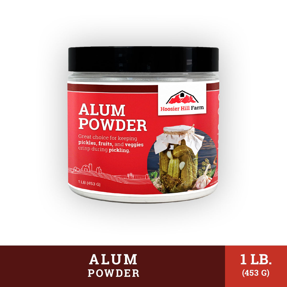 Hoosier Hill Farm alum powder granulated texture suitable for DIY recipes