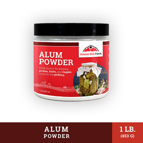 Hoosier Hill Farm alum powder granulated texture suitable for DIY recipes