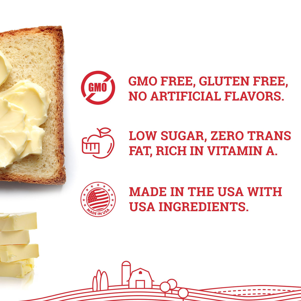 Hoosier Hill Farm Real Butter Powder, hormone-free milk, no fillers, gluten-free.