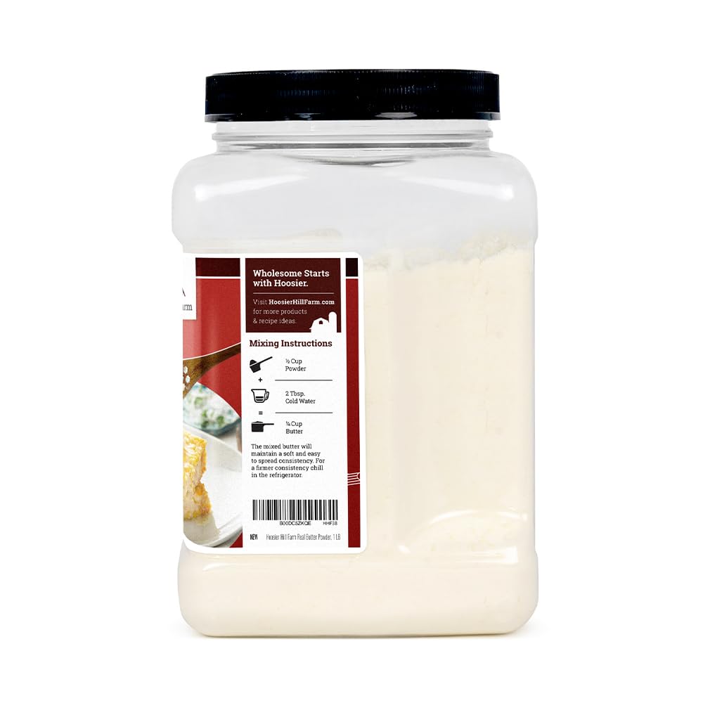 Whisked butter powder with water forms soft, spreadable butter for baking prep.