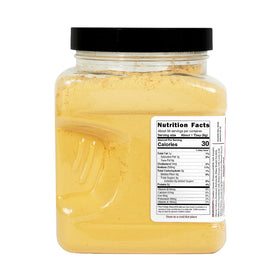 Hoosier Hill Farm Cheddar Cheese Powder dusting broccoli for added flavor