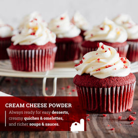 Hoosier Hill Farm Cream Cheese Powder velvety texture for quiches and omelets