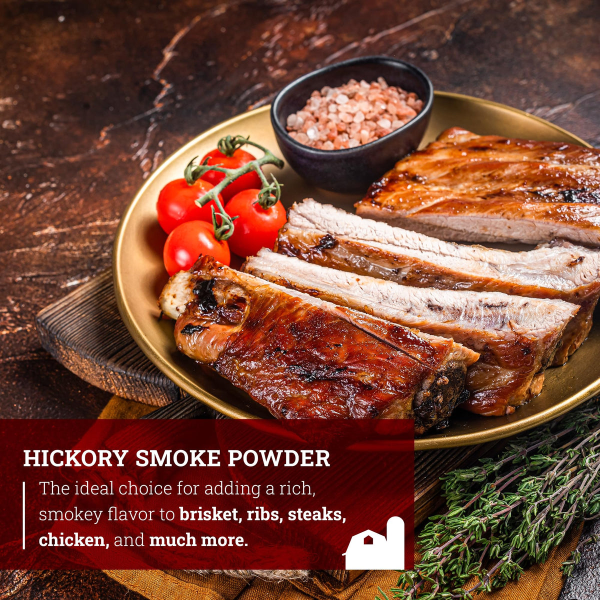 Hoosier Hill Farm Hickory Smoke Powder sprinkled on potato chips for snack enhancement.