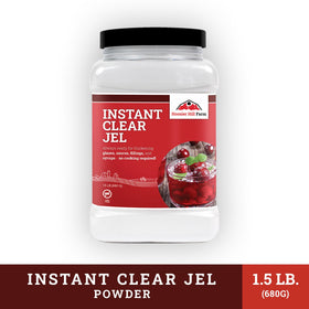 Hoosier Hill Farm Instant Clear Jel being poured for instant thickening of sauces.