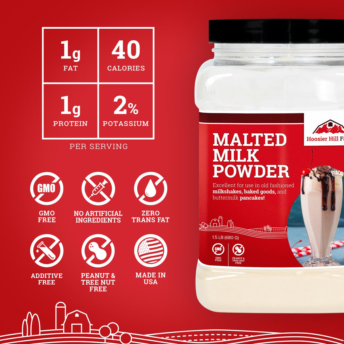 Hoosier Hill Farm Malted Milk Powder in cookies adds malt flavor