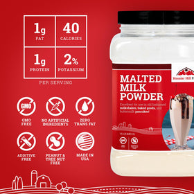Hoosier Hill Farm Malted Milk Powder in cookies adds malt flavor