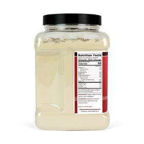 Hoosier Hill Farm Organic Oat Milk Powder with hot cocoa mix for a rich cup.