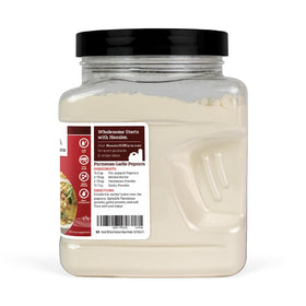 Hoosier Hill Farm parmesan-cheese-powder-kitchen-setup complements Italian dishes.