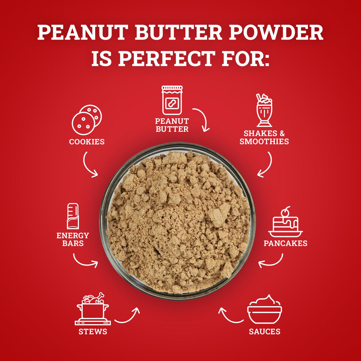 Hoosier Hill Farm Peanut Butter Powder swirls into yogurt