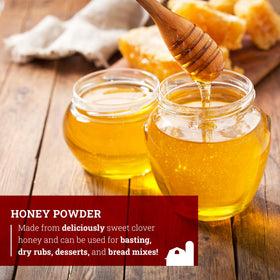 Hoosier Hill Farm Premium Honey Powder sprinkled into bread dough for soft crumb and aroma